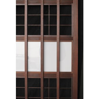 乳白色アクリル 障子枠付 五本格子戸 3枚1組　L1079 