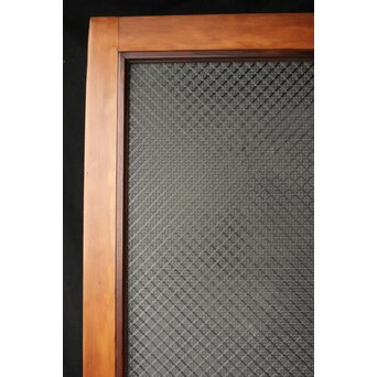 大判プレスガラス戸 2枚1組　GD0162 レトロなガラス　贅沢なサイズです