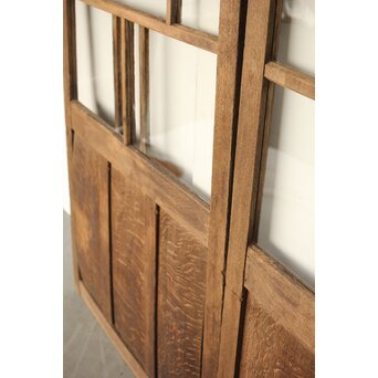 楢のクリアガラス戸 5枚1組　GD0163 