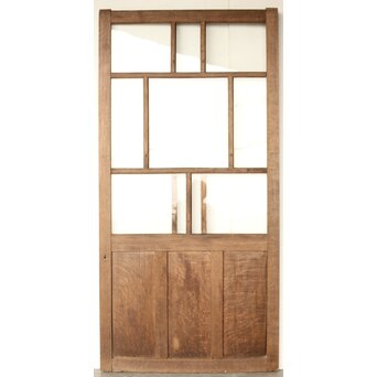 楢のクリアガラス戸 5枚1組　GD0163 E　ウラ