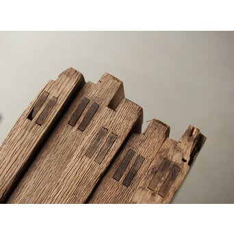 楢のクリアガラス戸 5枚1組　GD0163 