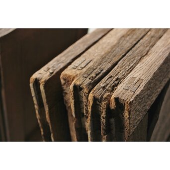 楢のクリアガラス戸 5枚1組　GD0163 