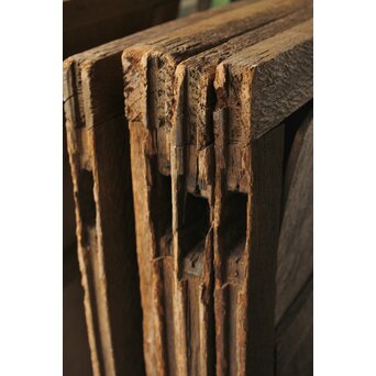 楢のクリアガラス戸 5枚1組　GD0163 