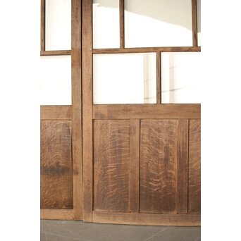 楢のクリアガラス戸 5枚1組　GD0163 