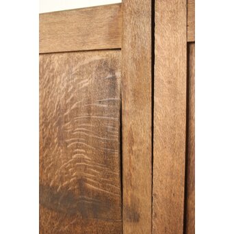 楢のクリアガラス戸 5枚1組　GD0163 虎斑の素敵な杢目