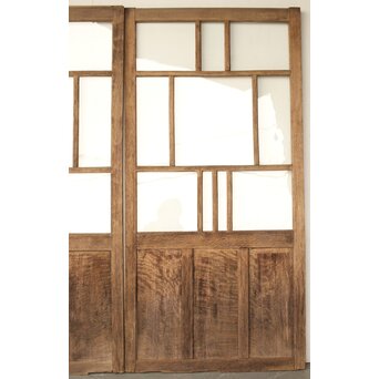 楢のクリアガラス戸 5枚1組　GD0163 