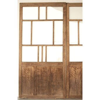 楢のクリアガラス戸 5枚1組　GD0163 