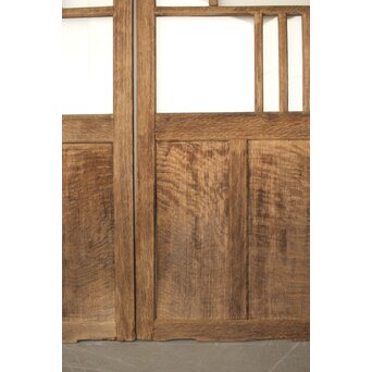 楢のクリアガラス戸 5枚1組　GD0163 