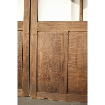 楢のクリアガラス戸 5枚1組　GD0163 