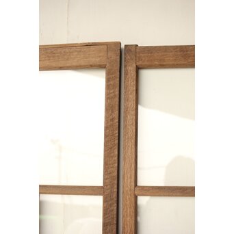 楢のクリアガラス戸 3枚1組　GD0164 