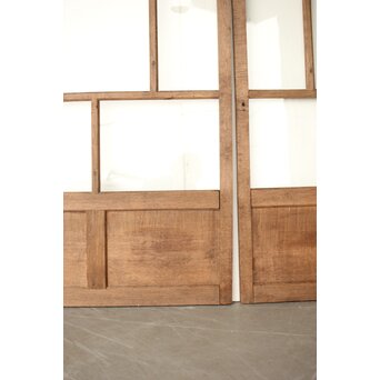 楢のクリアガラス戸 3枚1組　GD0164 