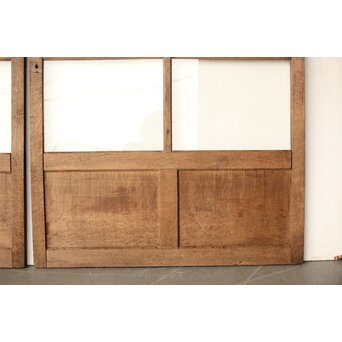 楢のクリアガラス戸 3枚1組　GD0164 