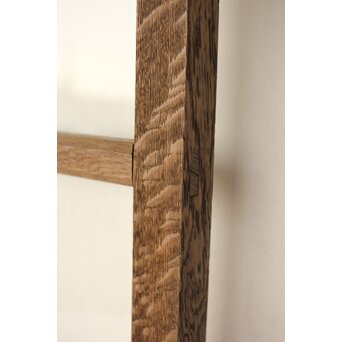 楢のクリアガラス戸 3枚1組　GD0164 素晴らしい杢　経年でより目立ちます