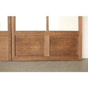 楢のクリアガラス戸 3枚1組　GD0164 