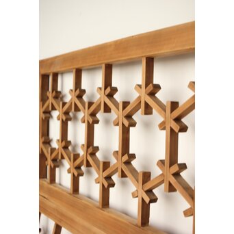 組子格子の欄間 2枚1組　R0287 