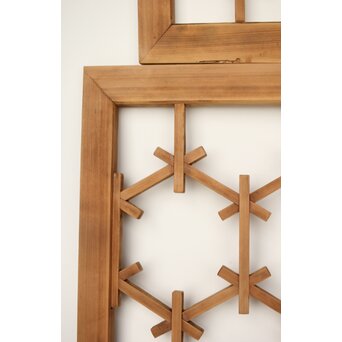 組子格子の欄間 2枚1組　R0287 