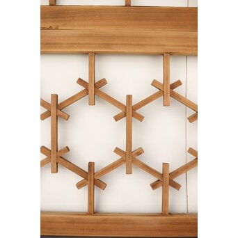 組子格子の欄間 2枚1組　R0287 