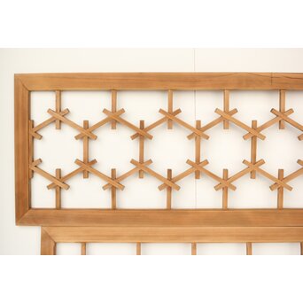 組子格子の欄間 2枚1組　R0287 