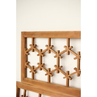 組子格子の欄間 2枚1組　R0287 