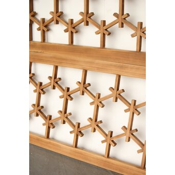 組子格子の欄間 2枚1組　R0287 