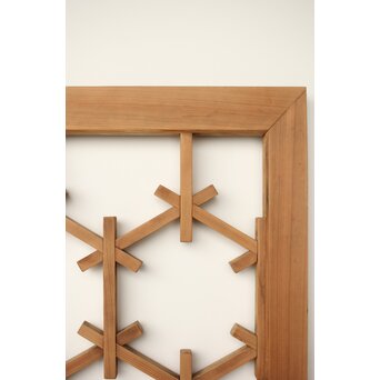 組子格子の欄間 2枚1組　R0287 