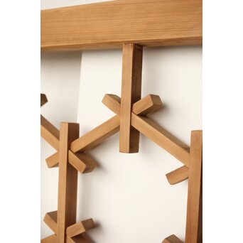 組子格子の欄間 2枚1組　R0287 