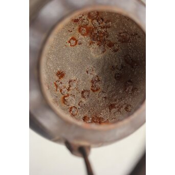 大国造〈福生積善〉四字陰字 鉄瓶/湯沸　M353 