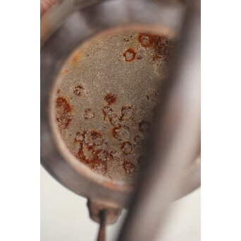 大国造〈福生積善〉四字陰字 鉄瓶/湯沸　M353 