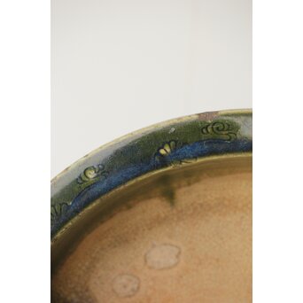 ルス織部 龍兎紋 水盤/瓶掛　P388 