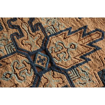 赤穂緞通B 一畳敷 忠臣蔵/利剣文 縁矢羽文　U322 