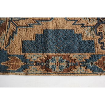 赤穂緞通B 一畳敷 忠臣蔵/利剣文 縁矢羽文　U322 