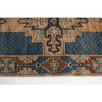 赤穂緞通B 一畳敷 忠臣蔵/利剣文 縁矢羽文　U322 