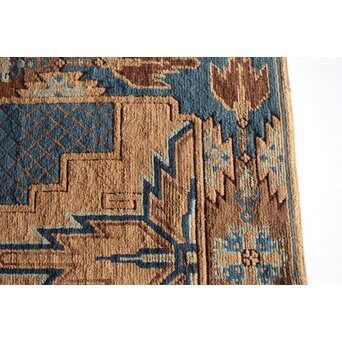 赤穂緞通B 一畳敷 忠臣蔵/利剣文 縁矢羽文　U322 