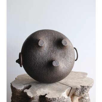 ヤツレ瓶掛 風炉釜 鉄瓶掛　M354 