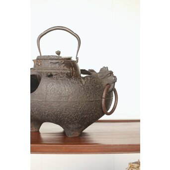 ヤツレ瓶掛 風炉釜 鉄瓶掛　M354 