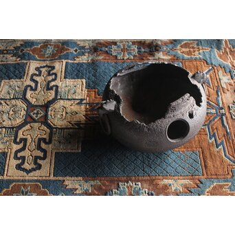 ヤツレ瓶掛 風炉釜 鉄瓶掛　M354 