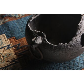 ヤツレ瓶掛 風炉釜 鉄瓶掛　M354 