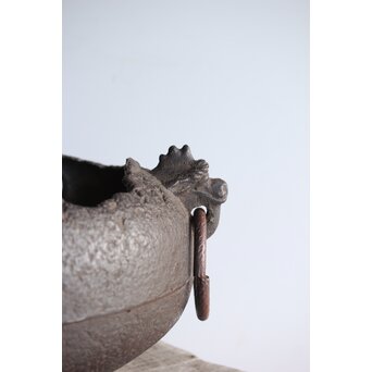 ヤツレ瓶掛 風炉釜 鉄瓶掛　M354 