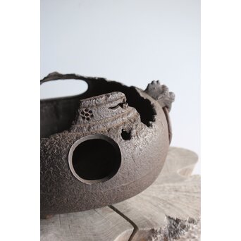 ヤツレ瓶掛 風炉釜 鉄瓶掛　M354 