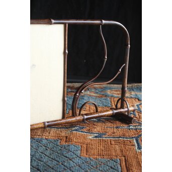 竹 硯屏 色紙掛　U323 