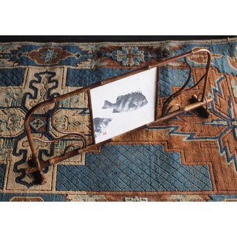 竹 硯屏 色紙掛　U323 