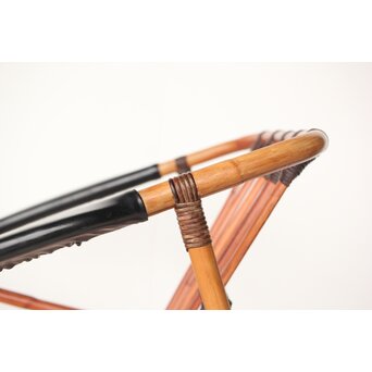 山川ラタン製作所 籐編肘掛椅子　U324 
