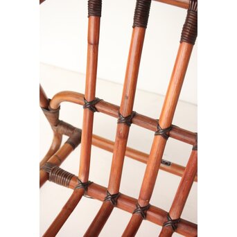 山川ラタン製作所 籐編肘掛椅子　U324 