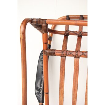 山川ラタン製作所 籐編肘掛椅子　U324 