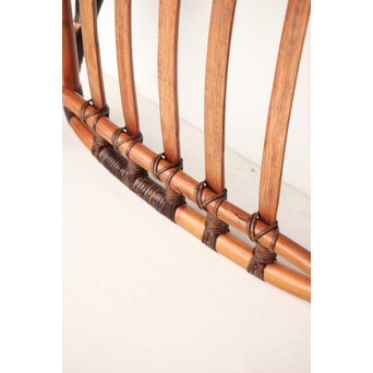 山川ラタン製作所 籐編肘掛椅子　U324 