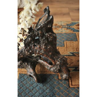 天然木/自然木 根木 花生見立　X404 