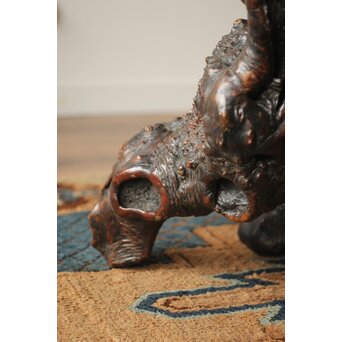 天然木/自然木 根木 花生見立　X404 