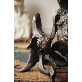 天然木/自然木 根木 花生見立　X404 