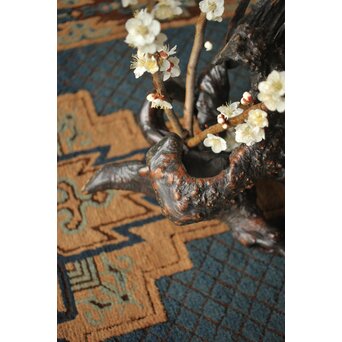 天然木/自然木 根木 花生見立　X404 