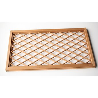 菱形組子小型引戸　R0290 反対面　障子を貼る面